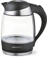 Стеклянный чайник VES Electric VES2002-B