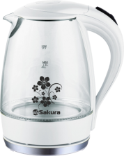 Стеклянный чайник Sakura SA-2710W