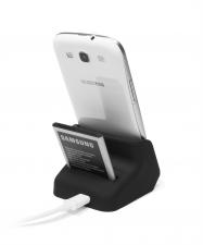 Док-станция для Samsung Galaxy S3(GT-i9300)с разъемом microUSB.Поддерживает одновременный заряд смартфона и батареи.Black Замена:EDD-D200BEGSTD Черный