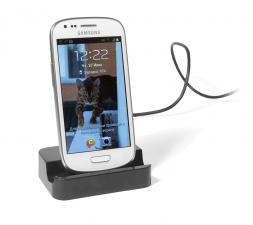 Универсальная док-станция для Samsung Galaxy S4, S4 mini, S3, S3 mini и других смартфонов с разъемом micro USB