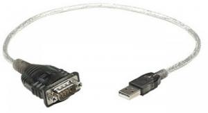 Конвертер интерфейса Manhattan USB Serial Converter 1 DB9M (RS232) (Арт. 205153) bulk